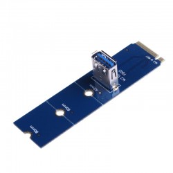 NGFF M.2 į USB 3.0 PCI-E plokštė "Blue edition"