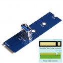 NGFF M.2 į USB 3.0 PCI-E plokštė "Blue edition"
