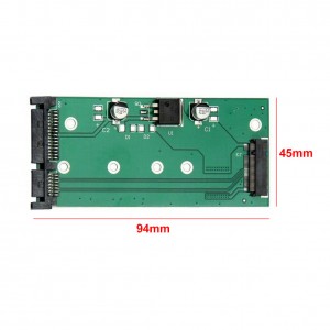 SATA į M.2 plokštė "Green edition" (NGFF SSD į SATA 3 6 GB/s)