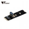 M.2 į USB 3.0 PCI-E plokštė "Black edition" (BTC/ETH kasimui, NGFF)
