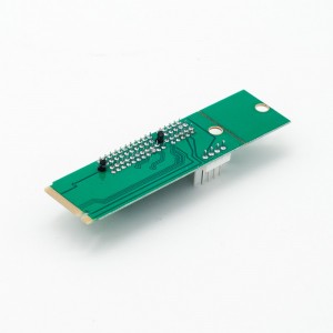 M.2 į PCI-E 4x 1x plokštė "Green edition" (BTC/ETH kasimui, NGFF)