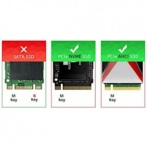 M.2 į PCI-E X4 plokštė "Green edition" SSD (NVME, SSD)