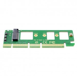 M.2 į PCI-E X4 plokštė "Green edition" SSD (NVME, SSD)