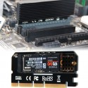 M.2 į PCI-E 3.0 X16 plokštė "Black edition" (NVME, NGFF, SSD)