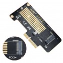 M.2 į PCI-E X4 plokštė "Black edition Plus" (NVME, SSD)