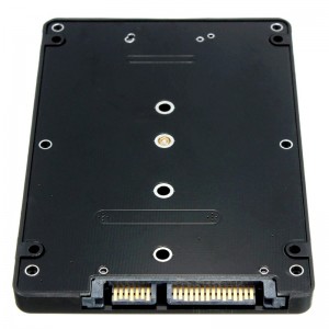 M.2 NGFF (SATA) SSD į 2.5 SATA plokštė "Black edition"