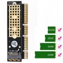 M.2 į PCI-E 3.0 X16 plokštė "Black edition Pro" (NVME, NGFF, SSD)