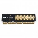 M.2 į PCI-E 3.0 X16 plokštė "Black edition Pro 2" (NVME, NGFF, SSD)