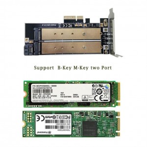 M.2 į PCI-E 3.0 X4 plokštė "Black edition Pro 5" (NVME, NGFF, SSD)