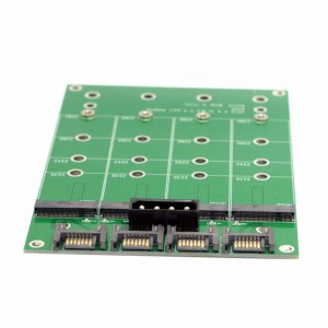 M.2 į SATA plokštė "Green edition" (NGFF B arba B/M key)