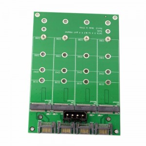 M.2 į SATA plokštė "Green edition" (NGFF B arba B/M key)