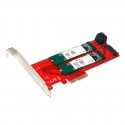 PCI-E M-key, B-key plokštė "Red edition" (iki 39 Gbps)