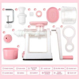 Lėto spaudimo rankinė vaisių sulčiaspaudė "Aukščiausia klasė 2"