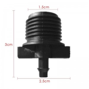 Jungtis drėkinimo sistemai "Aukščiausia klasė" (1/2" į 8 mm)