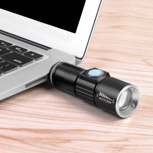 USB įkraunamas žibintuvėlis "Patogiau nebūna"