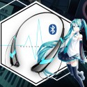 Belaidės ausinės "Hatsunės Miku stilius"