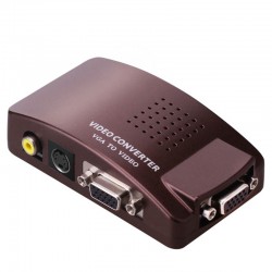 VGA į VGA ir RCA keitiklis "Luxury 3" (1080P HD)