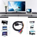 VGA į 3 RCA kabelis "Spartuolis"