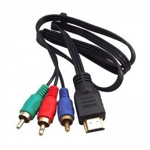 HDMI į 3 RCA kabelis "Aukščiausia klasė"