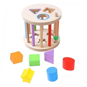 Vaikiškas medinis konstruktorius "Puikioji logika"