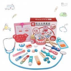 Vaikiškas medinis konstruktorius "Jaunasis daktaras"