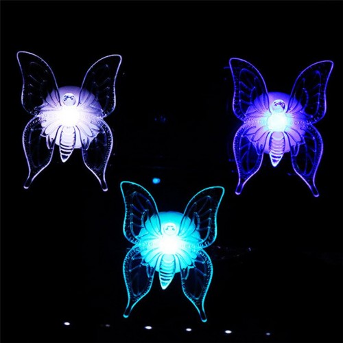 Šviečiantys lipdukai "Šviečiantys drugeliai" (5 vnt.)