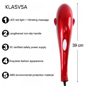 Elektroninis vibruojantis kūno masažuoklis "Delfinas 3"