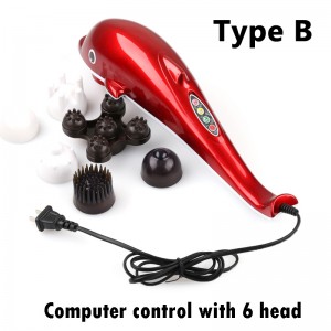 Elektroninis vibruojantis kūno masažuoklis "Delfinas 5"