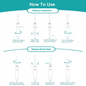 Elektrinis dantų šepetėlis kūdikiams ir vaikams "Puikusis meškiukas"