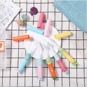 Elektrinis dantų šepetėlis kūdikiams ir vaikams "Rožinis"