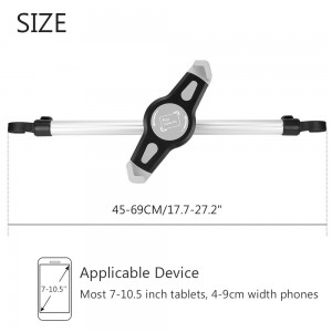 Automobilinis planšetės, pc laikiklis "Greitai ir patogiai 2" (7")