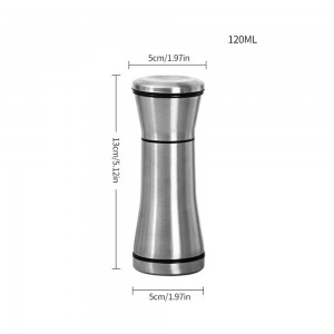 Reguliuojamas rankinis prieskonių malimo malūnėlis "Stiliaus elegancija"