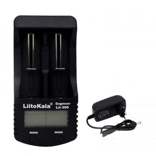 Skaitmeninis baterijų įroviklis "Patogumas" (LCD ekranas)