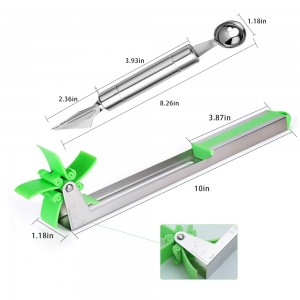 Figurinė arbūzo pjaustyklė  "Vegano džiaugsmas 7"