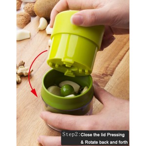 Česnakų ir riešutų smulkintuvė "Vegano džiaugsmas"