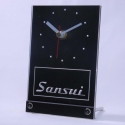 LED PRO 3D stalo laikrodis "Sansui" (baltas)