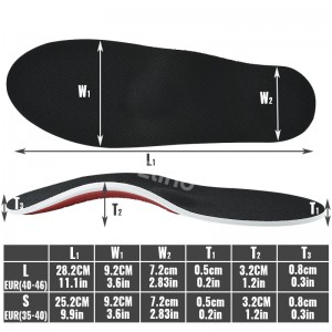 Ortopediniai amortizuojantys vidpadžiai "Anti-shock Pro 3"