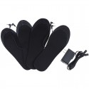 Šildantys vidiniai batų padai "Juodoji elegancija 3" (USB, įkroviklis)
