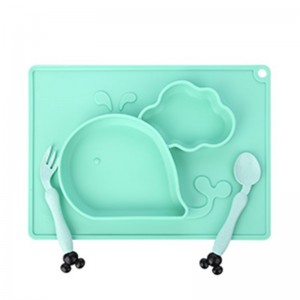 Vaikiškas silikoninis pietų padėkliukas "Premium 9"