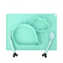 Vaikiškas silikoninis pietų padėkliukas "Premium 9"