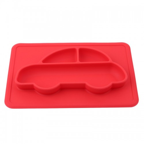 Vaikiškas silikoninis pietų padėkliukas "Puikusis automobiliukas 3"
