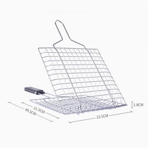 Grotelės mėsai ar žuviai kepti "Pro BBQ Deluxe"