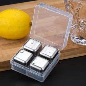 Nerūdijančio plieno ledo kubeliai "Pro Kitchen Deluxe"