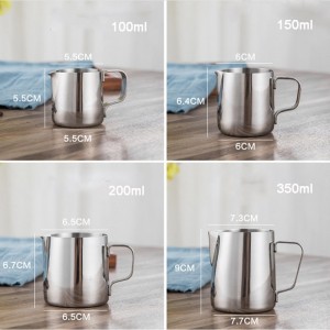 „Latte“ pieno putojimo indas "Pro Kitchen Deluxe"