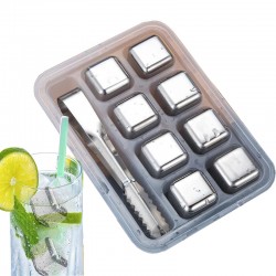 Nerūdijančio plieno ledo kubeliai "Pro Kitchen Deluxe"