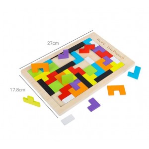 Medinė dėlionė "Super Teris"