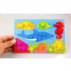 Medinė dėlionė "Vandenyno pasaulėlis"