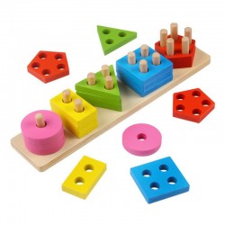 Medinė dėlionė "Sudėliosiu viską"