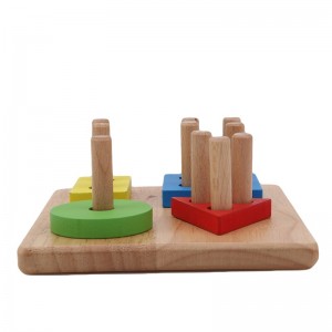 Medinės lavinamosios kaladėlės "Sudėliok"