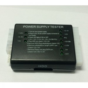 Kompiuterio maitinimo blokų įtampos matuoklis